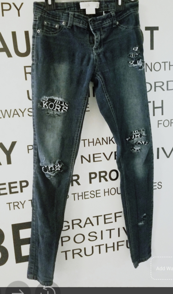 Anthologized Skinny Jeans w/ authentic Michael Kor